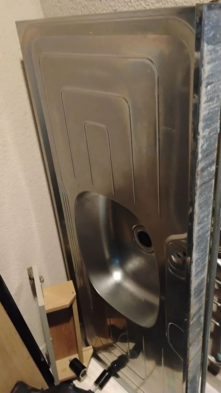 Pia de cozinha aço inox - Doação 