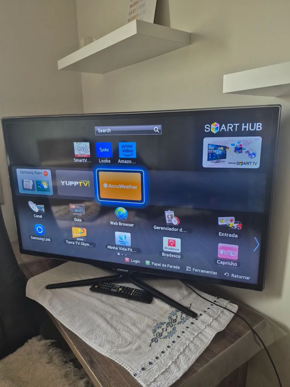TV SAMSUNG 40 pol. Funcionando