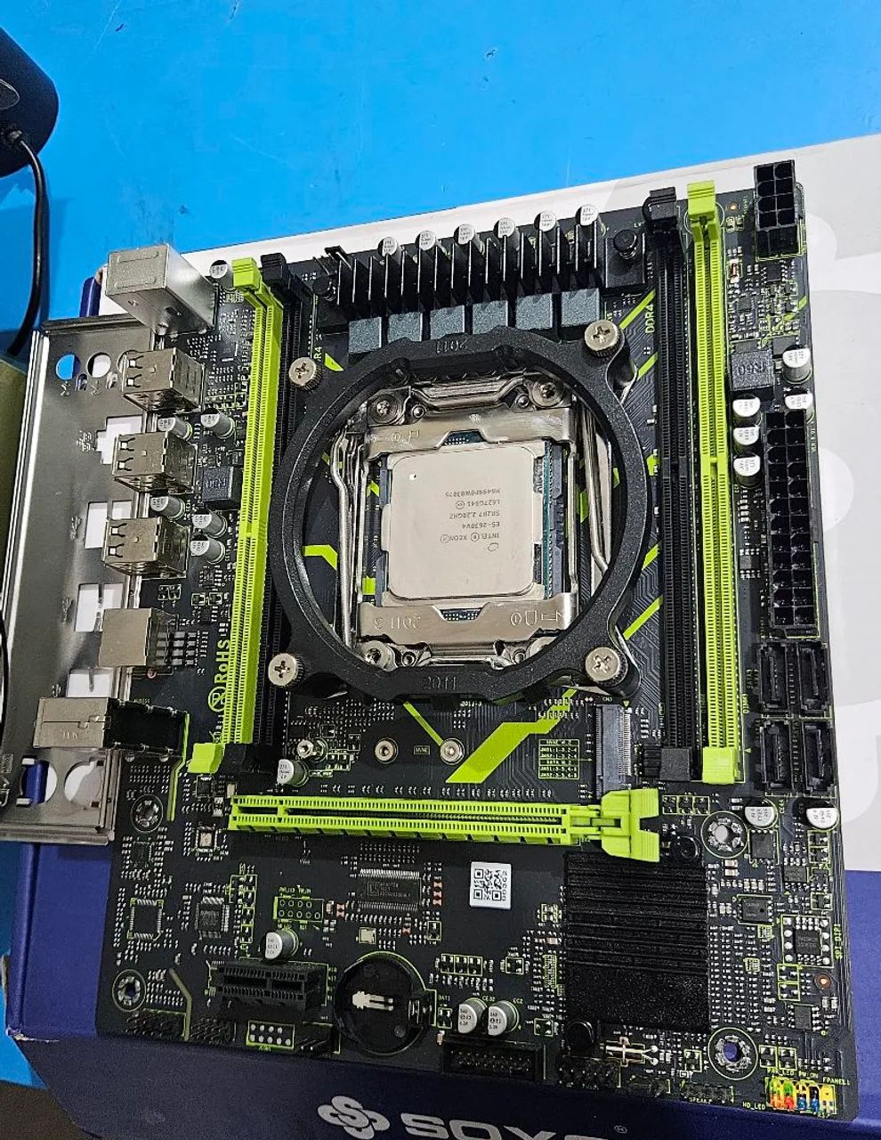 Kit xeon 2630v4 + Cooler e placa mãe  - Foto 2