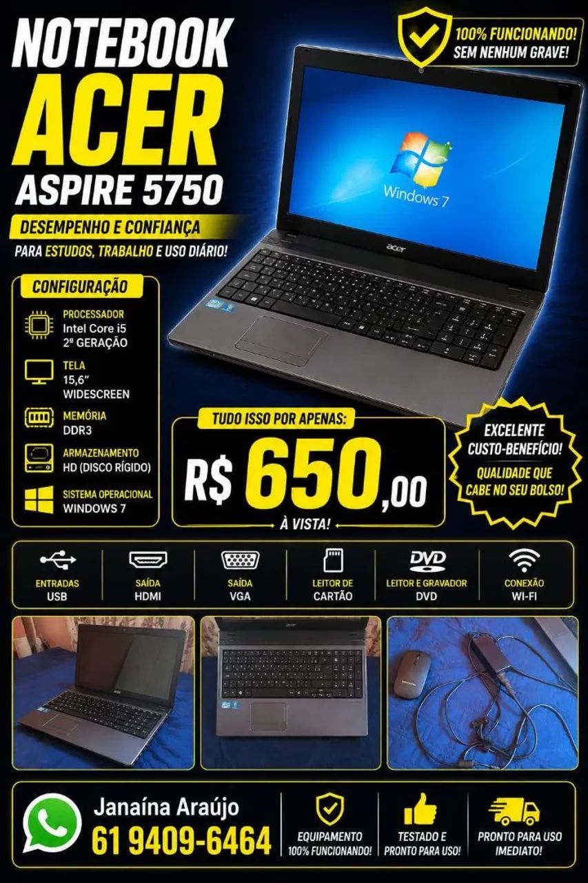 Notebook Acer 