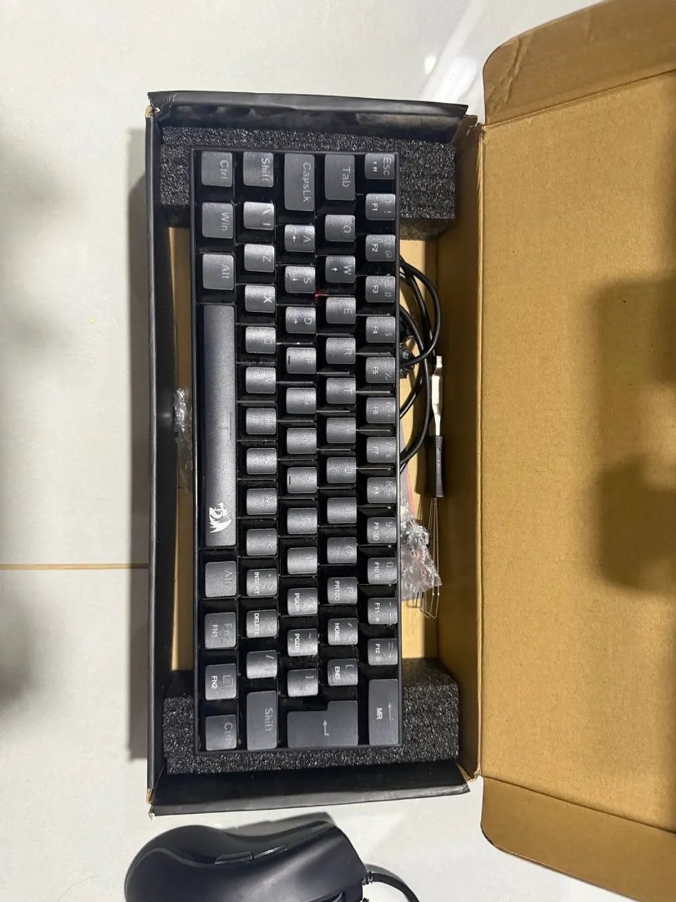 Teclado mini gamer e mouse gamer  - Foto 3