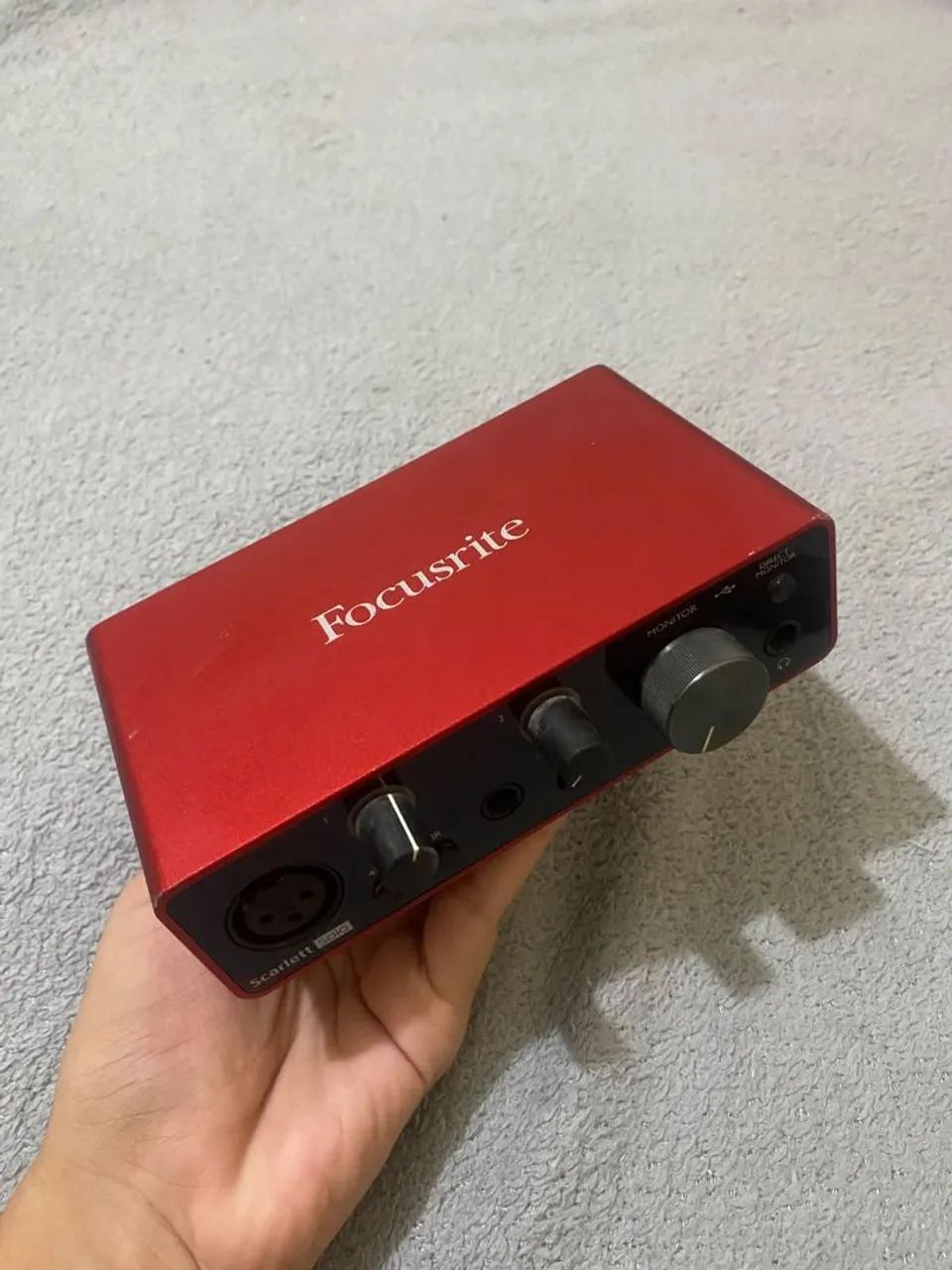 interface de áudio focusrite scarlett solo 3ª geração - Foto 3