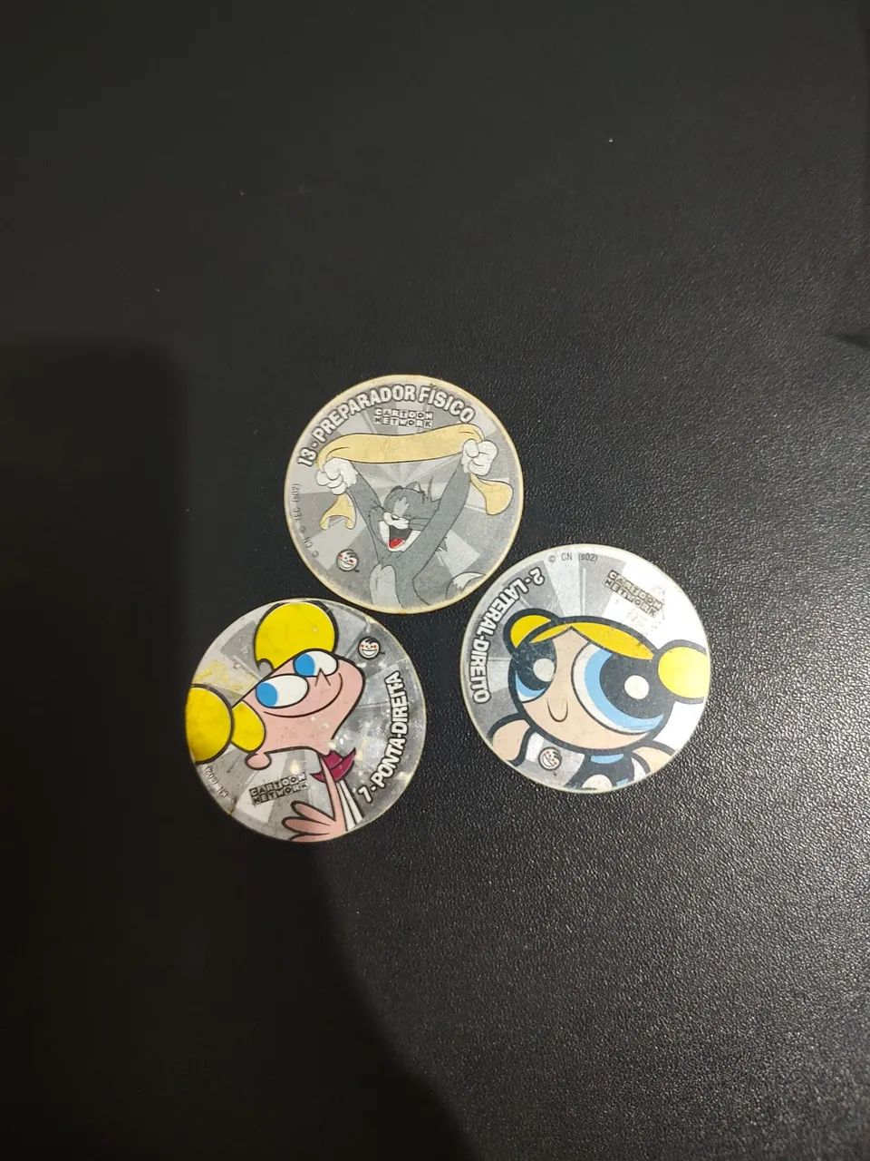 3 tazos copa toon prata - Elma chips 