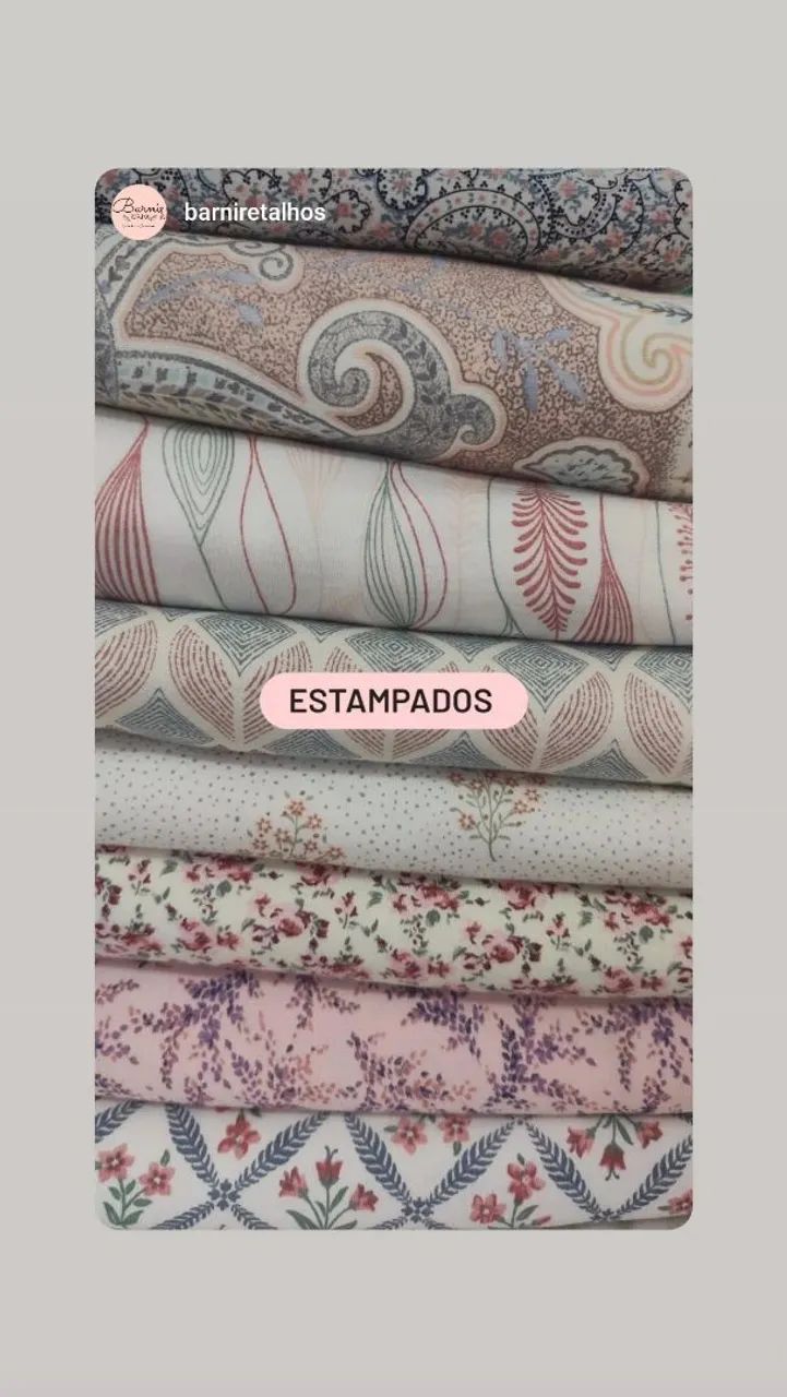 Saldo de retalhos de malha, moletom estampados 