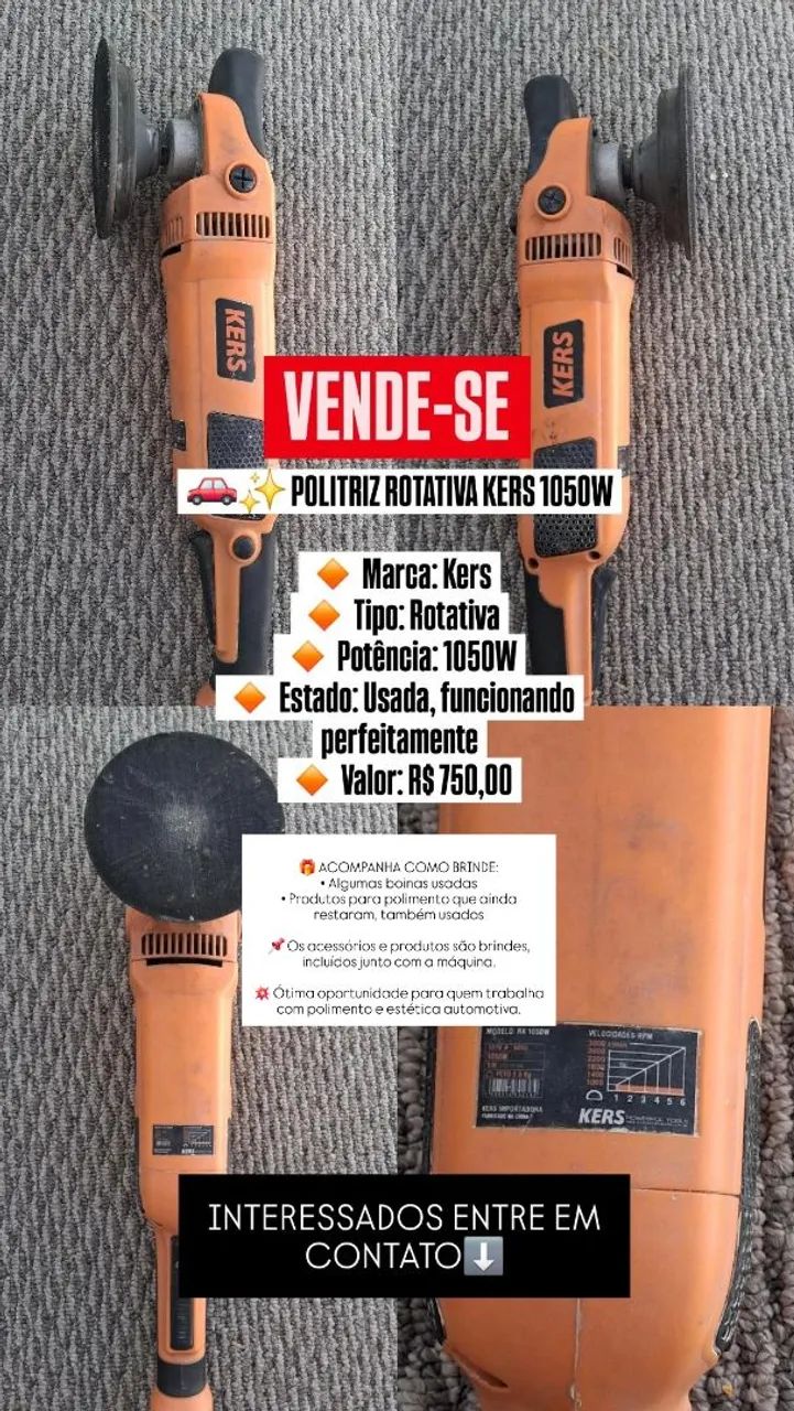 MAQUINA DE POLIMENTO KERS