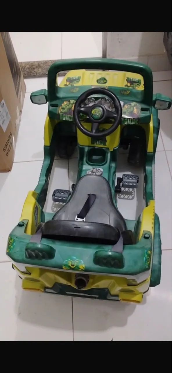 carrinho infantil hulk
