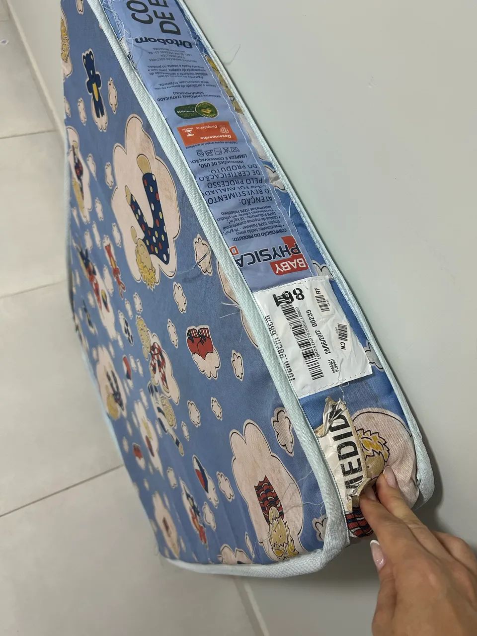 Berço portátil Voyage  + colchão Ortobom  - Foto 6