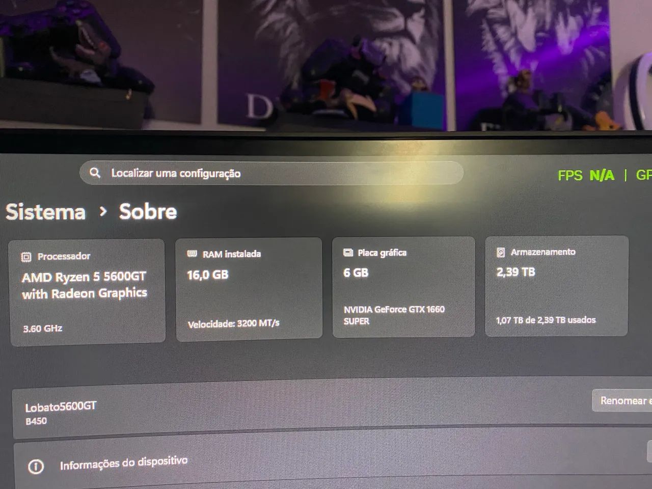 GTX 1660 Super de 6gb RAM com Caixa original  - Foto 4