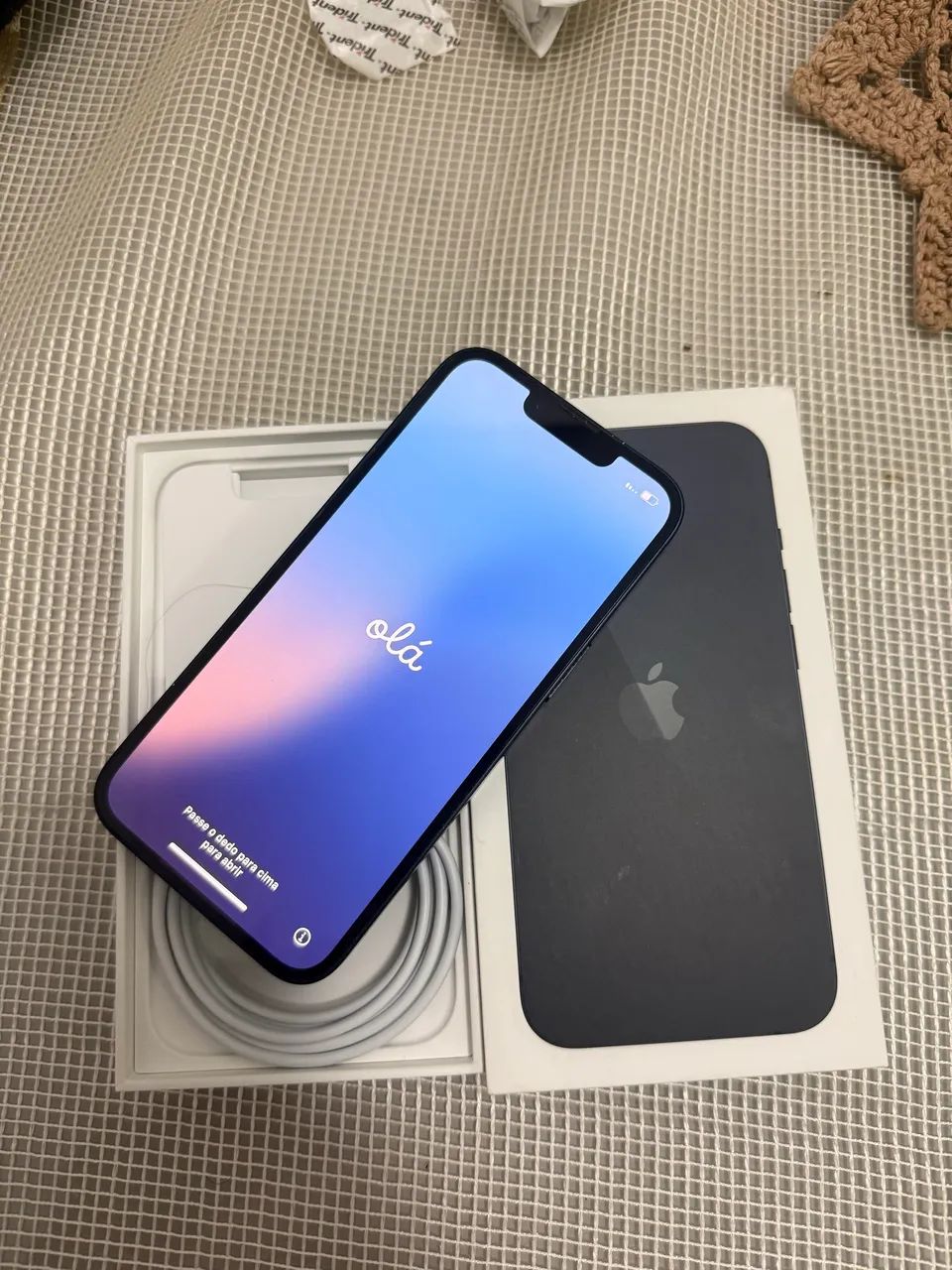 iPhone 13 Midnight 128GB - Muito Conservado + Cabo Original Nunca