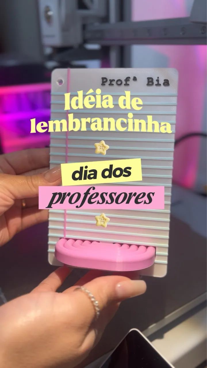 Suporte de Celular Personalizado | Presente Dia dos Professores ?