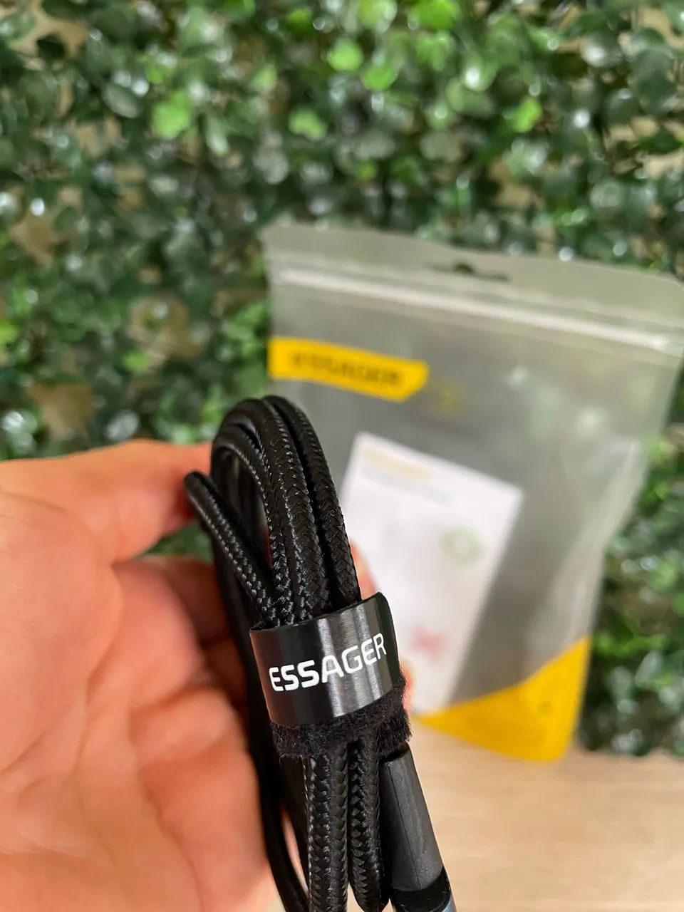 Cabo ESSAGER 90 Graus USB para C 100W 6A - Foto 5