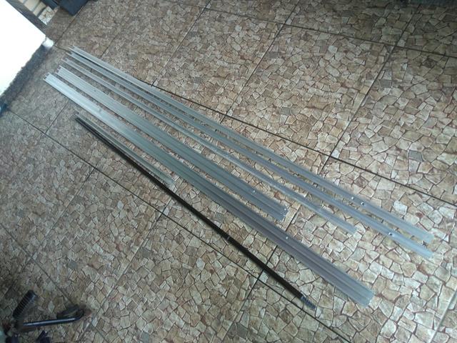 Trilhos de alumínio com 2 metros para cortinas