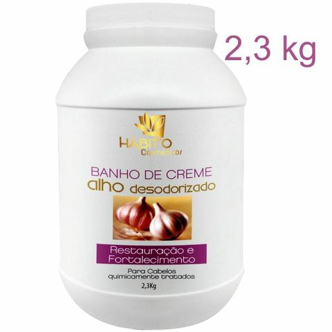 Tratamento Banho de Creme de 2,3 Kg Alho Desodorizado. Hábito Cosméticos - Foto 4