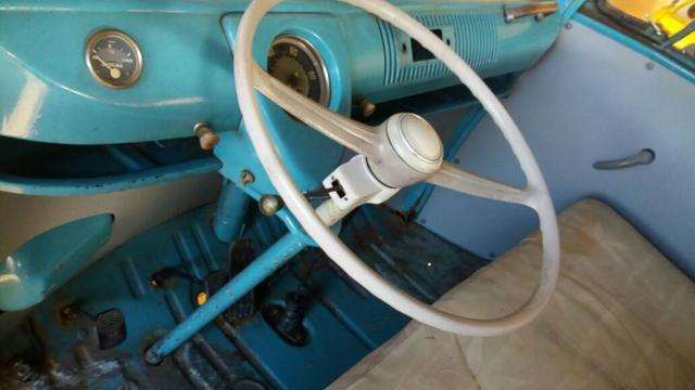 Kombi Corujinha 1964 azul, motor, suspenção, freios e elétrica nova - Foto 8