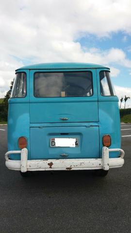 Kombi Corujinha 1964 azul, motor, suspenção, freios e elétrica nova - Foto 4