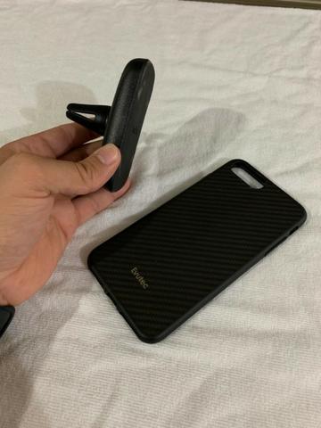 Capa Case Evutec Carbono Para iPhone 8 E 7 Plus C/ Acessório - Foto 3