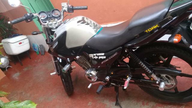 Vendo moto factor 2009 aro de liga leve e pedal toda em dias com Dit e dual em mãos - Foto 3