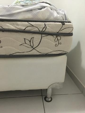 Cama Casal box + colchão casal ortobom extrafirme - Foto 2