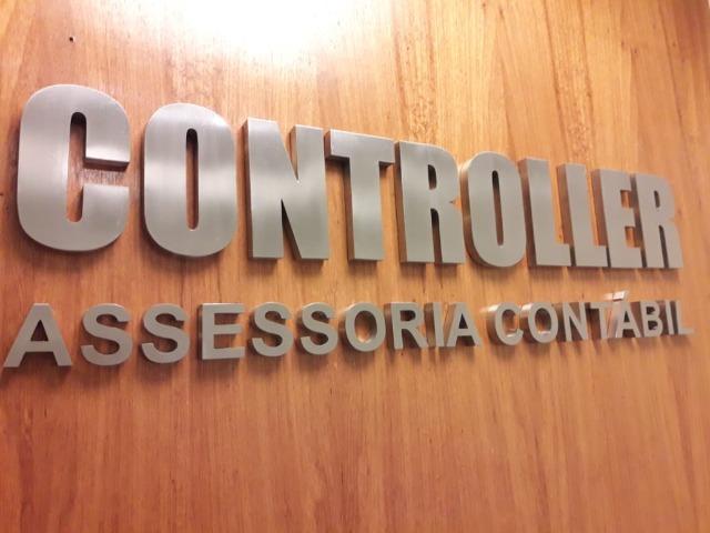 Letras de aço escovado em Alto Relevo - Foto 6