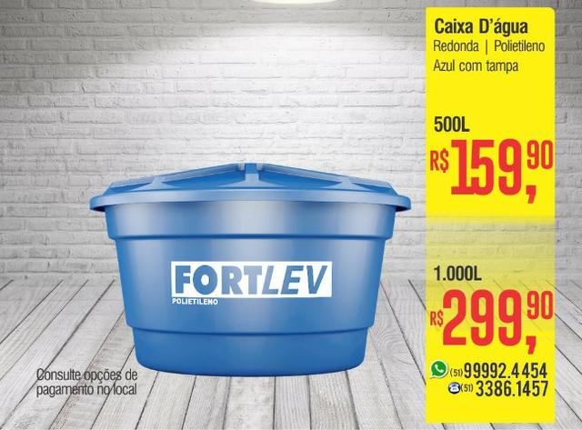 Caixa D'água Polietileno 500 Litros Fortlev