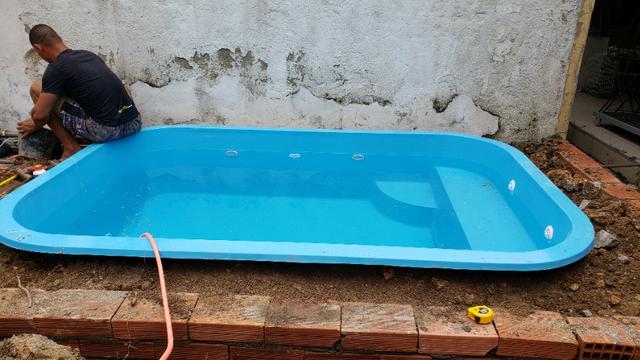Piscina Fibra 3.00x2.00x1.00 ja instalada - Foto 2