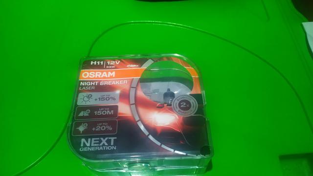 Par de lâmpadas osram H11 novos - Foto 2