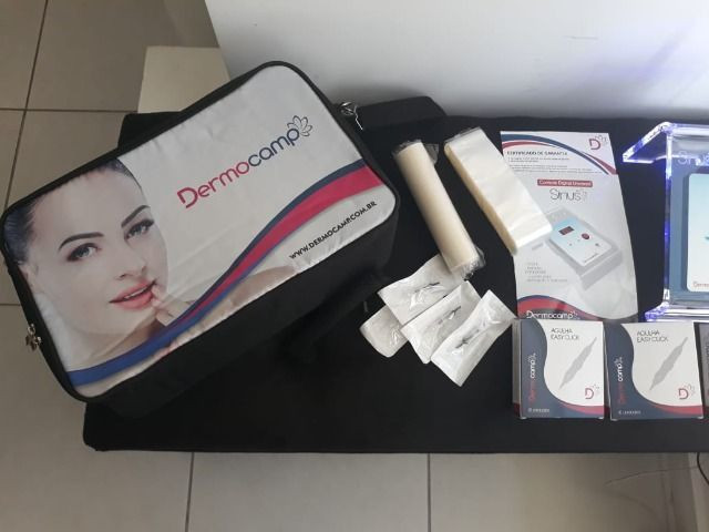 Micropigmentação - Combo Dermografo Sharp 300 Pró + Mala + Cartucho Pele Art.+ Batoque - Foto 3
