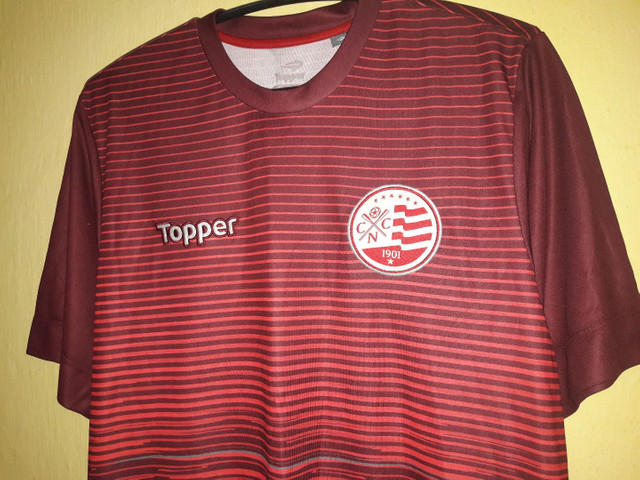 Camisa do Náutico Aquecimento 2017 Topper Tamanho M  - Foto 2