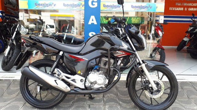 HONDA CG FAN 160 FLEX 2019 PRETA IMPECÁVEL