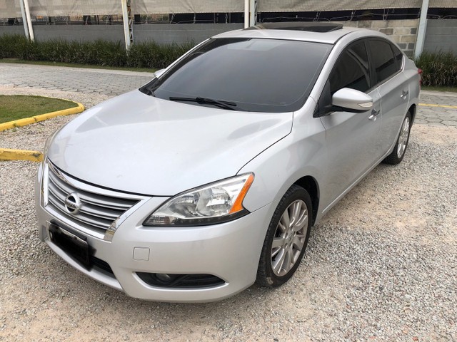 SENTRA SL 2014 COM TETO 87000KMS TOP LINHA SUPER INTEIRO