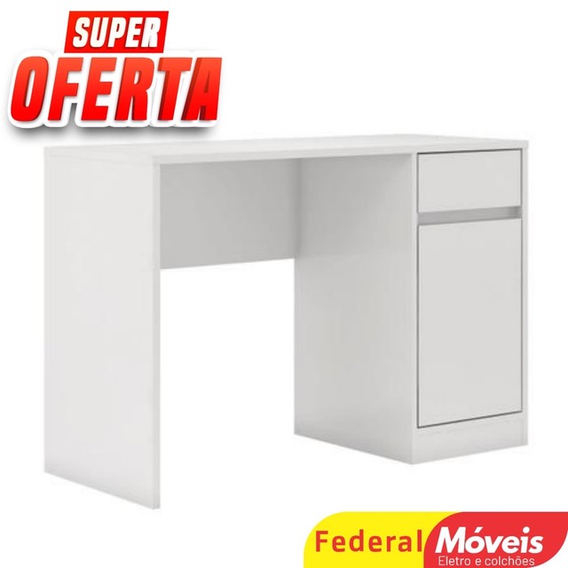 Escrivaninha 1 gaveta 1 porta - nova na caixa 