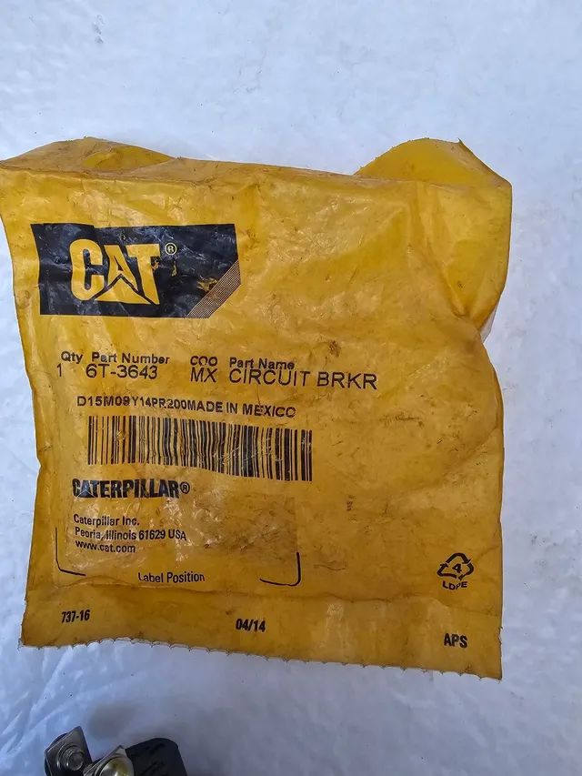 Escavadeira pa carregadeira trator caterpillar disjuntor novo original 6t3643 - Foto 3