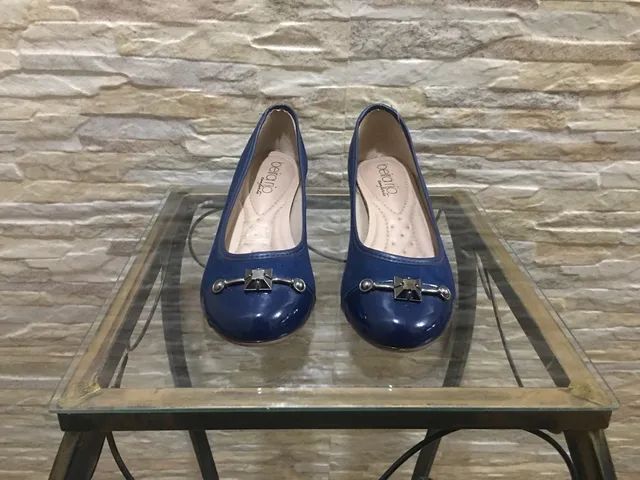 Sapato Beira Rio Conforto Azul