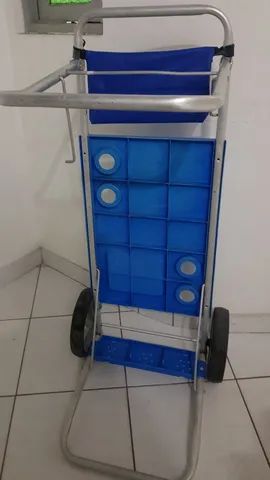 Carrinho de Praia em Alumínio com Extensor Mor - Foto 4