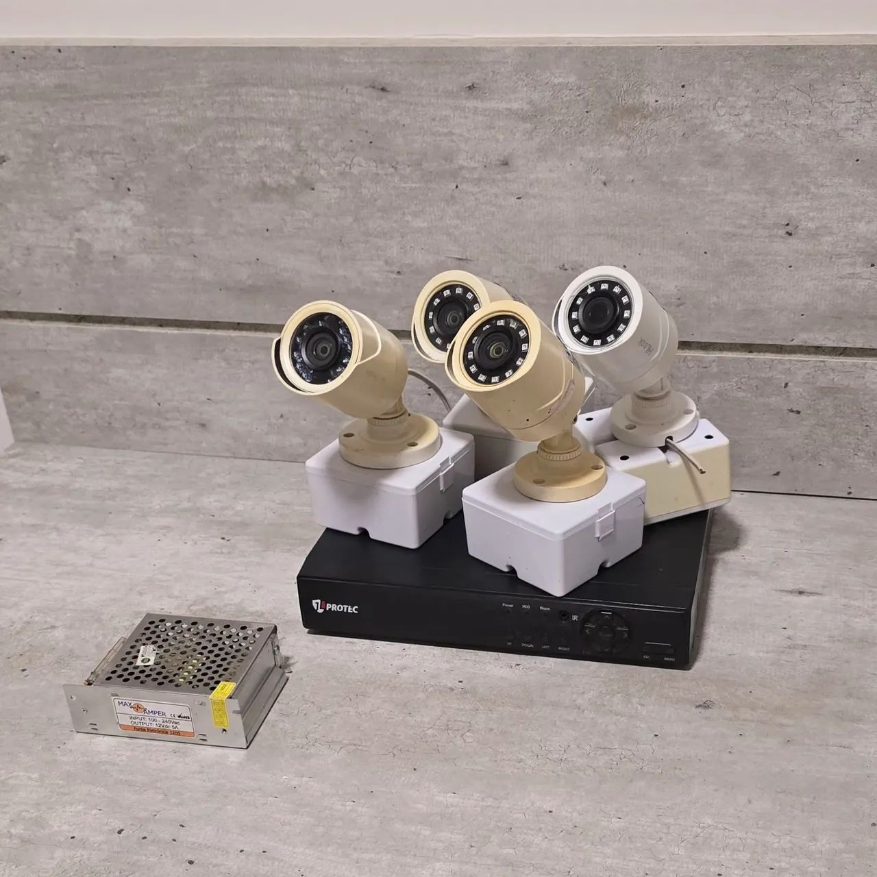 Kit de Câmeras de Segurança 4 Canais + DVR + cabeamento  - Foto 2