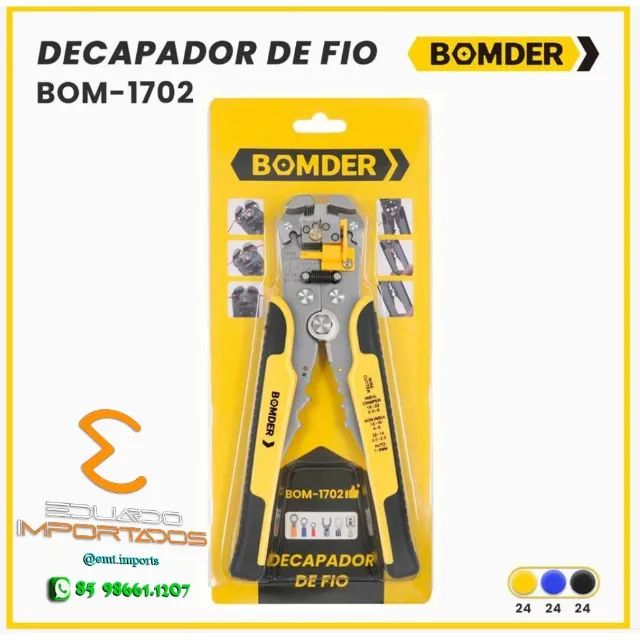 Alicate Decapador BOMDER BOM-1702