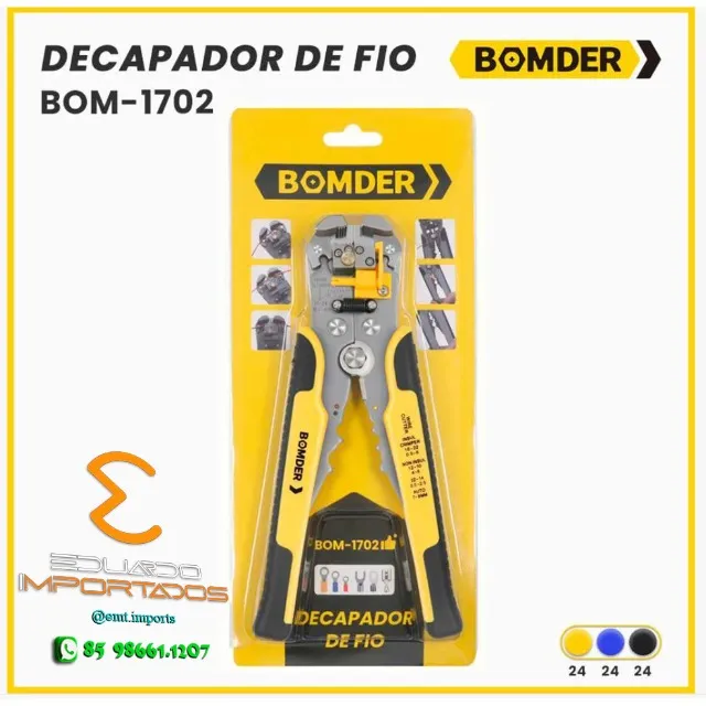 Alicate Decapador BOMDER BOM-1702