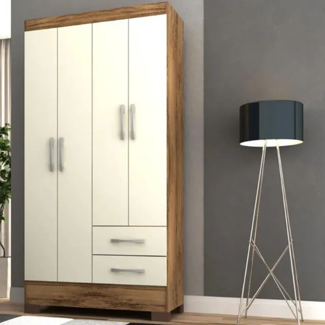 Guarda Roupa Nature 04 Portas - Peça Já - Distribuidora de Móveis