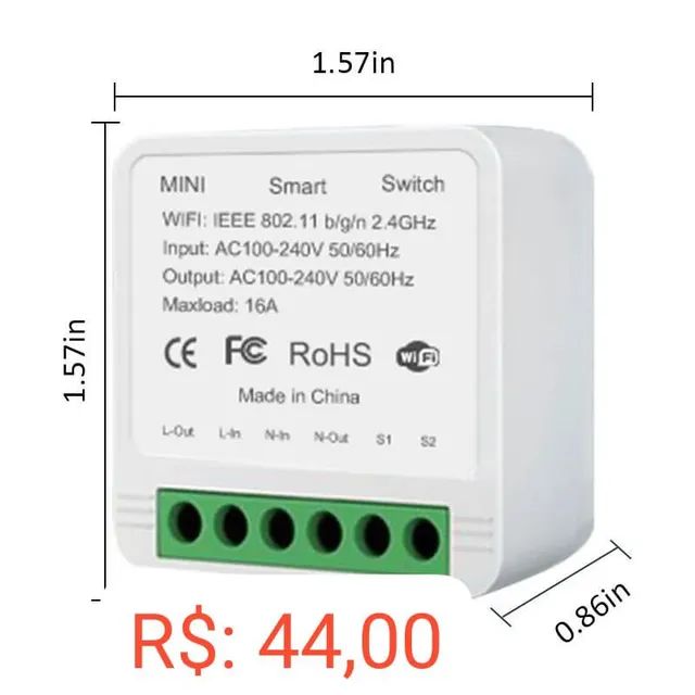 Sonoff - Interruptor - Casa Inteligente R$: 30,00 - Foto 4