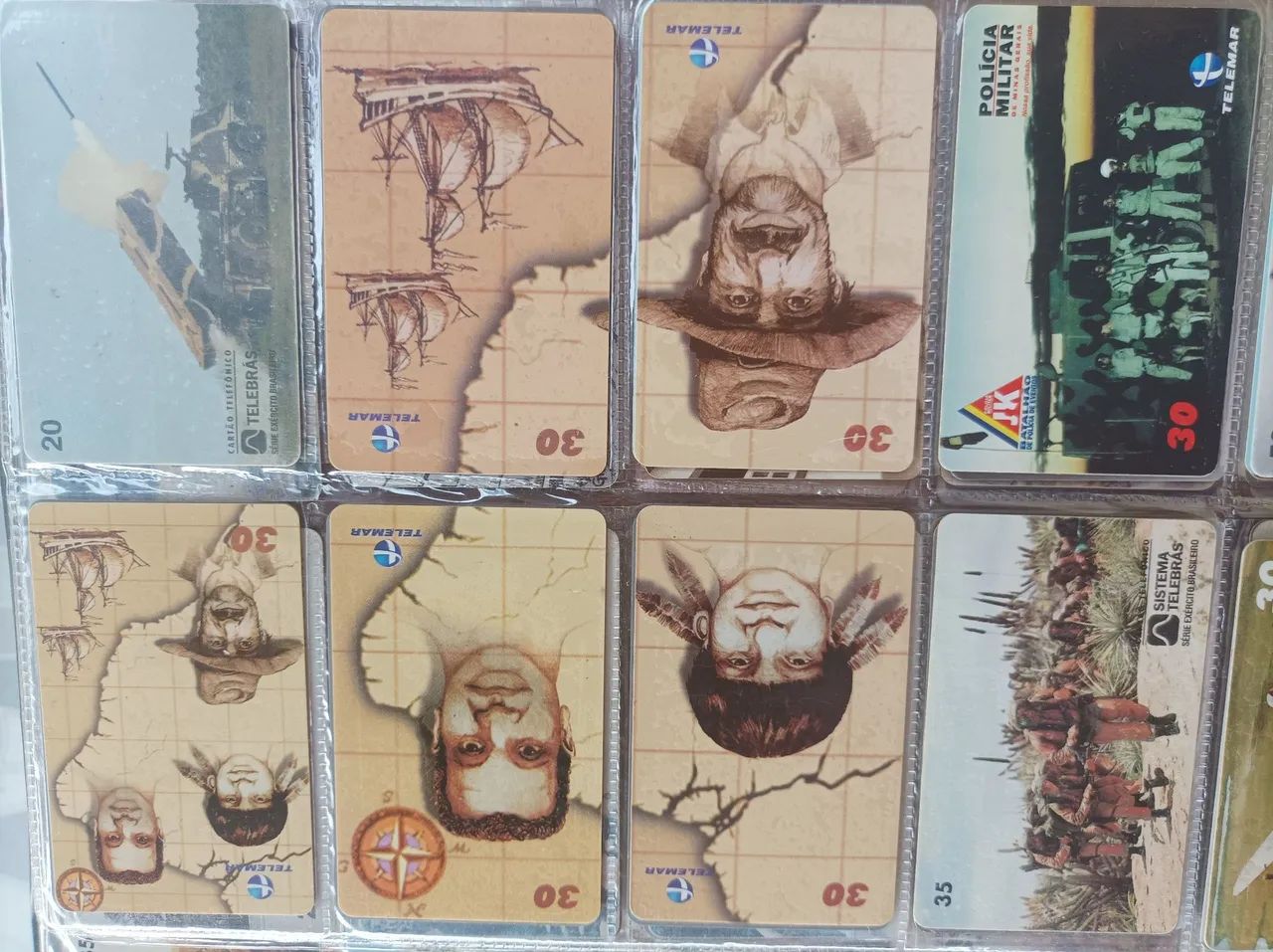 Coleção de Cartões Telemar - Escudos de Famílias Portuguesas - Foto 4