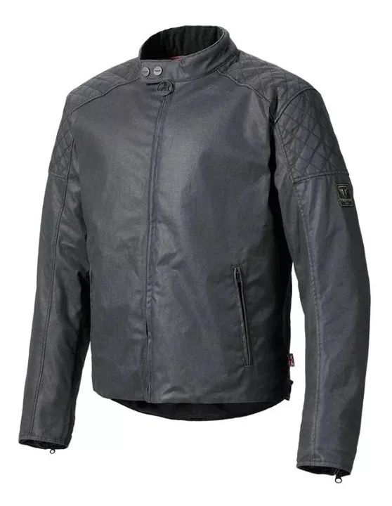 Jaqueta Moto Triumph Original Braddan Wax Black Large