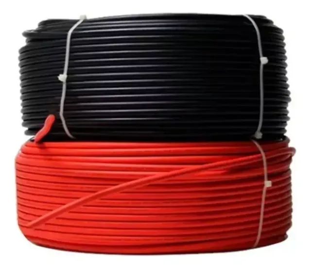 Cabo Solar Fotovoltaico 6mm 50m Preto + 50m Vermelho - Foto 2