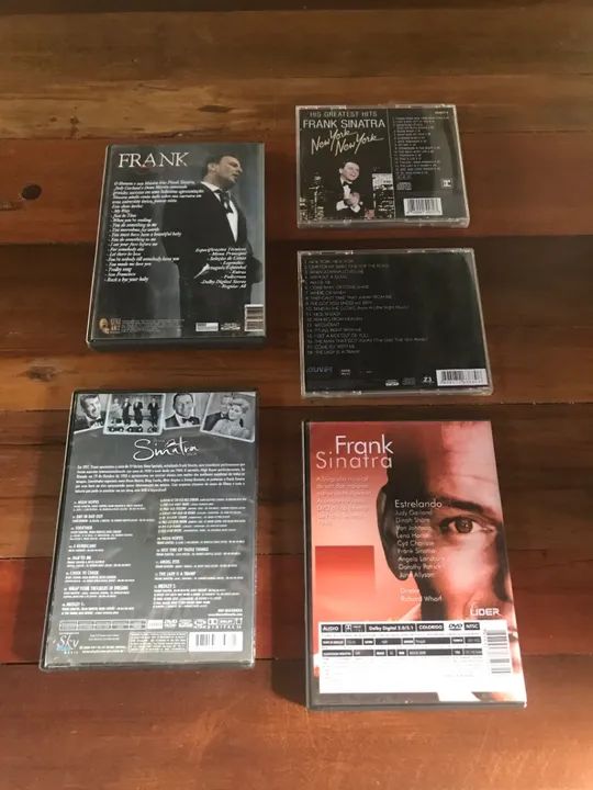 Frank Sinatra - Lote c/ 2 CDS + 3 DVDS - Foto 3