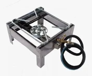 Fogão Fogareiro Inox Alta Pressão 1 Boca