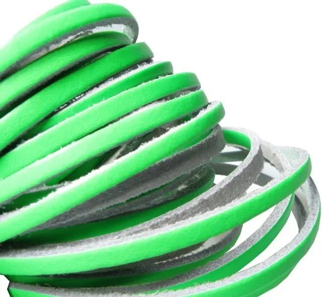 50 Tiras Couro Legítimo 5mm Larg X 3m Comp = 160 Metros - Foto 4