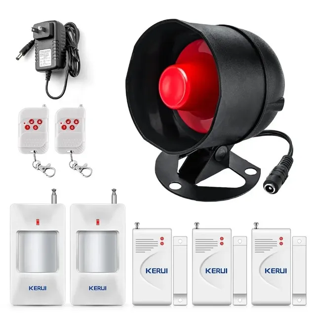 Alarme de segurança residecial kerui compatível com alexa