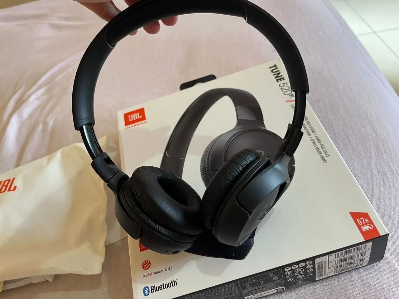 Fone de Ouvido JBL Tune 520BT - Novo 180$ - Foto 4