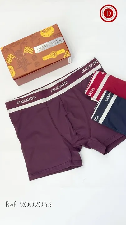 Cueca Box Diamantes - Tamanho PP ao g3 - Nova