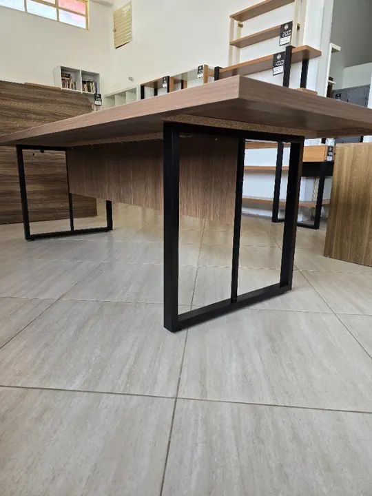 Mesa de reunião nova !! Entrega e montagem grátis!! - Foto 4
