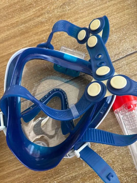 Máscara  de mergulho profissional Full Face Odyssey Mormaii - Foto 5